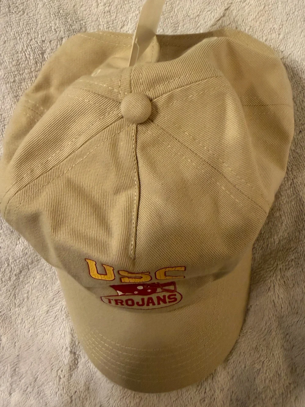 NWT USC Trojans Khaki cap.